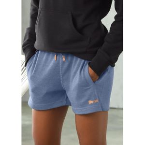 Bench. Loungewear Relaxshorts Sweatbroek met korte zijopeningen en zijzakken, loungewear
