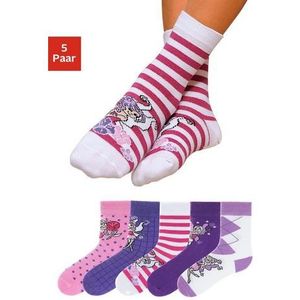 H.I.S Sokken in 5 kleurrijke designs (5 paar)
