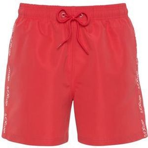 s.Oliver RED LABEL Beachwear Zwemshort met merkopschriften