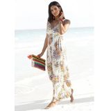 Lascana Maxi-jurk met kleurrijke paisley print en verstelbare halslijn, zomerjurk