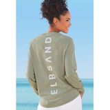 Elbsand Longsleeve Tira met logoprint op de rug, shirt met lange mouwen, sportief-casual