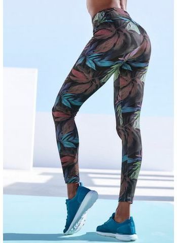 active by Lascana Functionele legging met bloemenprint