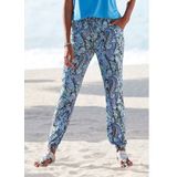 Lascana Jerseybroek met paisley print en zakken, zomerbroek, strandbroek