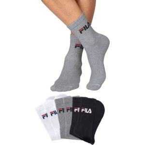 Fila Tennissokken met ingebreid logo (6 paar, Set van 6)