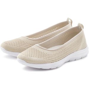 Lascana Sneaker-ballerina’s ultralichte slipper, vrijetijdsschoen om in te stappen vegan