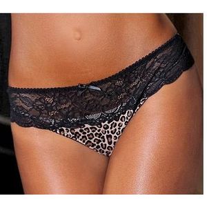 Lascana String met modieus luipaardprint