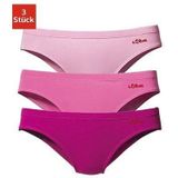 s.Oliver RED LABEL Beachwear Bikinibroekje elastische katoenkwaliteit (set, 3 stuks)