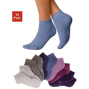 H.I.S Korte sokken met verstevigde hiel en teen (set, 10 paar)