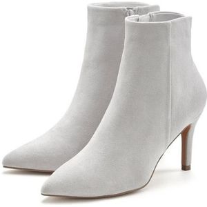 Lascana Highheel-laarsjes in spitse vorm & naaldhak, ritslaars vegan