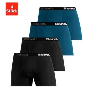 Bench. Lange boxershort met logo-opschrift in de band (set, 4 stuks)