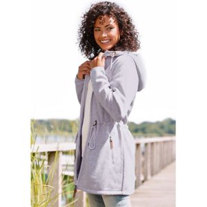 Lascana Fleecejack met een capuchon