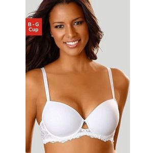 Lascana Bh met steuncups met naadloze cups en leuke kanten achterkant, dessous