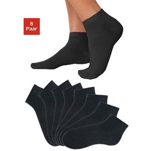 Go in Korte sokken uni in basic kleuren (set, 8 paar)