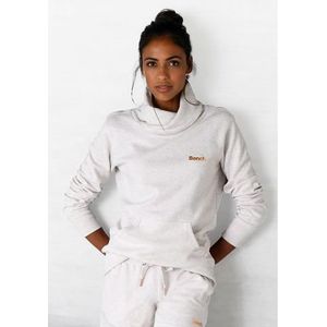 Bench. Loungewear Lang sweatshirt Met een opstaande kraag in layer-look en kängurutas, loungewear, loungeanzug