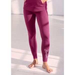 Bench. Loungewear Legging met glinsterend logoborduursel op het been