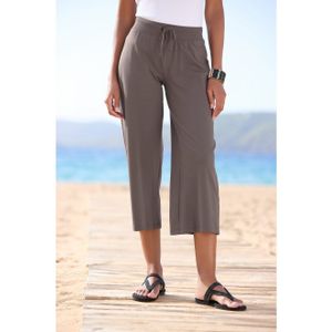 Beachtime 7/8-strandbroek van zachte jersey, wide leg, joggingbroek, loungebroek