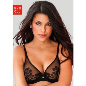 Lascana Belle Affaire Beugel-bh van iets transparante borduurkant, sexy dessous