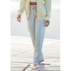 Lascana Sweatbroek - Lichtgrijs - Loungewear - Met Zij-ingreepzakken