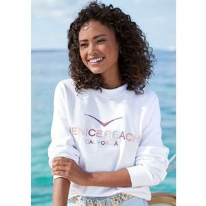 Venice Beach Sweatshirt met groot logoborduursel