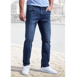 John Devin 5-pocket jeans Straight-fit Jeans in elastische denimkwaliteit