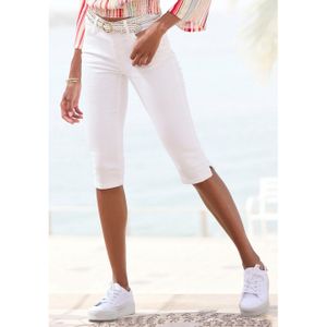 Beachtime 3/4 broek met elastaan, capribroek, zomerbroek