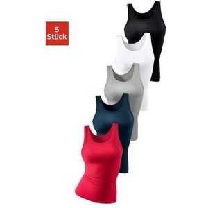 Petite fleur Hemd van zachte fijnrib-kwaliteit, tanktop, onderhemd (set, 5 stuks)