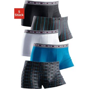 H.I.S Hipster strak zittende boxershorts van katoen-stretch (set, 5 stuks)