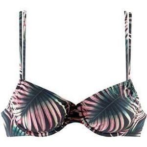 Lascana Bikinitop met beugels Reese met palm print