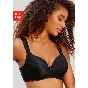 Lascana Bh met steuncups met beugels, naadloze voorgevormde cups, kanten details, lingerie