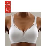 Petite Fleur T-shirtbeha zonder beugels, van katoen (set van 2)