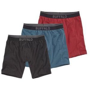 Buffalo Boxershort in een lang model ook ideaal voor sport en trekking (set, 3 stuks)
