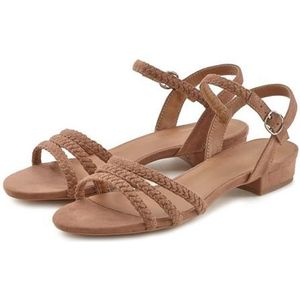 Lascana Sandalen Sandalette, zomerschoen met gevlochten bandjes VEGAN