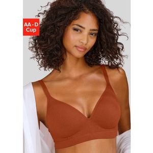 Lascana Push-up-bh COMFY BRA zonder beugels in zachte katoenen stof, basic lingerie