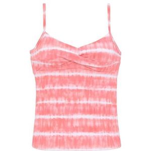 s.Oliver RED LABEL Beachwear Tankinitop met beugels Enja met batikprint en wikkel-look