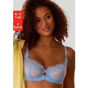 Petite fleur Balconette-bh van edele, bloemige kant, lingerie (Set van 2)