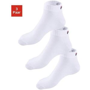 Fila Korte sokken met geborduurd logo (3 paar)