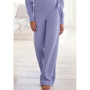 Lascana Tricotbroek -Loungebroek met ribboorden, loungewear