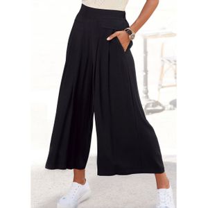 Lascana Culotte met zakken, wijde pijpen, luchtige viscose, zomers, modieus