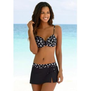 Lascana - Rokbroekje - Stippenprint - 80% Polyamide - Met Bikinibroekje