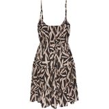 s.Oliver RED LABEL Beachwear Zomerjurk met alloverprint, luchtige strandjurk met volant