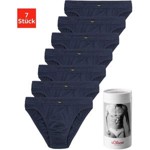 s.Oliver RED LABEL Beachwear Slip Heren onderbroek Weekvoorraad in een blik (blik, 7 stuks, 7 stuks in set)