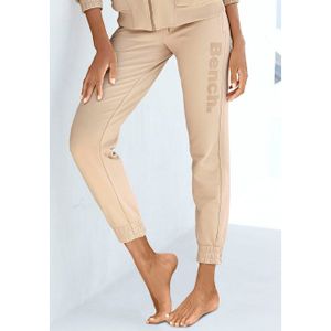 Bench - Loungewear - Homewearbroek - Beige - Geruwd Sweatmateriaal