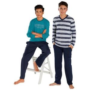 le jogger® Pyjama in lang model (4-delig, Set van 2)