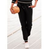 Lascana Sweatbroek met gestreepte ribboord, loungepak