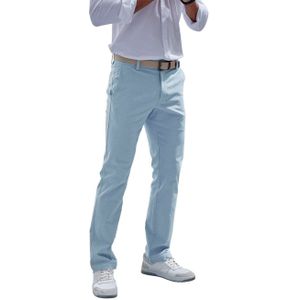 John Devin Chino Regular-fit, lange Oxford broek