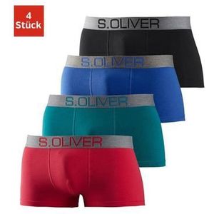 s.Oliver RED LABEL Beachwear Boxershort (set, 4 stuks)