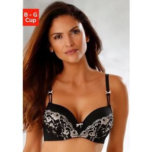 Lascana Bh met steuncups Fabiola met beugel en chique kant, dessous