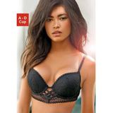 Lascana Push-up-bh in prachtige vlecht-look, sexy dessous