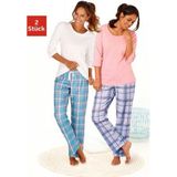 Arizona Pyjama met bijpassende basic shirts (4-delig, Set van 2)
