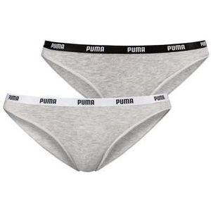 PUMA Bikinibroekje Iconic met smalle logo-weefband (2 stuks, Set van 2)